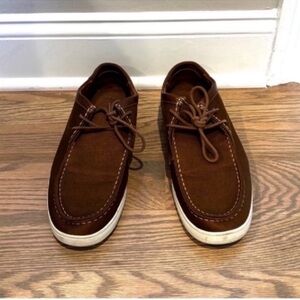 ALDO Chocolate Brown Tan Chukka Boot Desert Boot Shoes Faux Suede Size